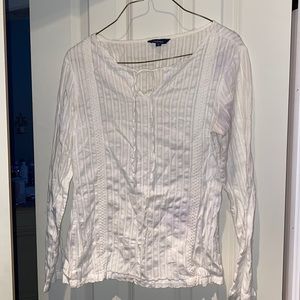 White long sleeve shirt